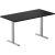 Регулируемый по высоте стол Up Up Bjorn Gray, Table top M Black Офисные столы