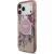 Guess IML Flowers Strap MagSafe Case Aizsargapvalks priekš iPhone 17 Pro Max / rozā Neoriģinālie Maciņi