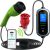 Qoltec 52436 Mobile EV Electric Car Charger with 2-in-1 Type 2 Adjustment | 11kW | 400V | Wi-fi | TUYA | SMART LIFE | LCD | Portable | 5m Elektro Auto lādēšanas piederumi