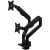 Arozzi Desk Mount Neo Duo - Gas Spring Monitor Arm AZ-ALZARE-NEO-DUO-BK Tilt, Swivel, Rotation Maximum weight (capacity) 9 kg Black Крепления для телевизоров