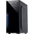 Chassis INTER-TECH B-42 Black Midi Tower, ATX, 2xUSB2.0, Blue LED strip, PSU optional Datoru korpusi