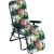 Deck chair BADEN-BADEN dark floral pad Dārza krēsli