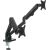 Maclean 2 monitor mount, gas spring, 17"-32", 2-10kg, black, MC-134 Крепления для телевизоров