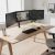 Maclean 3 monitor mount, gas spring, 17"-27", 2-8kg, black, MC-137 Крепления для телевизоров