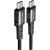 USB кабель Acefast C1-03 60W USB-C to USB-C 1.2m черный Дата USB-кабели