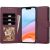 Case Fancy Wallet Samsung A356 A35 5G burgundy Neoriģinālie Maciņi