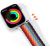 Strap Dux Ducis Mixture II Series Apple Watch 38/40/41mm Pale Stripes Smart-Watch aksesuāri