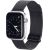 Strap Dux Ducis Milanese Series Apple Watch 38/40/41mm Black Smart-Watch aksesuāri