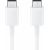 Кабель USB Samsung EP-DA705BWE 25W 3A Type-C-Type-C 1.0м белый Дата USB-кабели