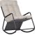 Rocking chair MARIS grey Dārza krēsli