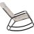 Rocking chair MARIS grey Dārza krēsli