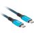 Lanberg CA-CMCM-44CU-0005-BK USB cable USB4 Gen 2x2 0.5 m USB C Black, Blue Дата USB-кабели