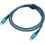 Lanberg CA-CMCM-44CU-0005-BK USB cable USB4 Gen 2x2 0.5 m USB C Black, Blue Дата USB-кабели