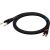 SSQ RCAJM3 SS-1429 Cable 2x RCA - 2x Jack Mono 6,3 mm 3 m Black Проводa