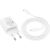 Charger Hoco N60 20W GaN USB-C + USB-C to Lightning cable 1.0m white Telefonu lādētāji 220v
