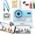 Xblitz FLASH BLUE INSTANT CAMERA WITH THERMAL PRINTER FOR CHILDREN Moment Foto Kameras