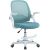 Kids desk chair EMMY with footrest, turquoise Новинки Для дома и сада 