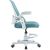 Kids desk chair EMMY with footrest, turquoise Новинки Для дома и сада 