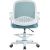 Kids desk chair EMMY with footrest, turquoise Новинки Для дома и сада 