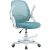 Kids desk chair EMMY with footrest, turquoise Новинки Для дома и сада 