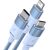 3in1 USB cable Baseus StarSpeed Series, USB-C + Micro + Lightning 3,5A, 1.2m (Blue) Data USB kabeļi