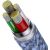 3in1 USB cable Baseus StarSpeed Series, USB-C + Micro + Lightning 3,5A, 1.2m (Blue) Data USB kabeļi