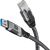 Techly ICOC U3A-RJ45-010 networking cable Black, Silver 1 m Cat6 F/UTP (FTP) Дата USB-кабели