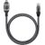 Techly ICOC U3C-RJ45-010 networking cable Silver, Black 1 m Cat6 F/UTP (FTP) Дата USB-кабели