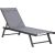 Sauļošanās krēsls ARIO tumši pelēka Dārza krēsli