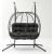 Hanging chair FINSE 2-seater 157x110xH196cm, dark grey Новинки Для дома и сада 