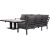 Garden furniture set RIO corner sofa and table, dark grey Новинки Для дома и сада 