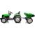 Lean Cars HC-306 Battery Operated Tractor With Trailer Light Green 24V Jaunumi, Bērnu preces