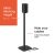 Vogels Floor stand SFS 4113 Sonos speaker stand for Era 100 Maximum weight (capacity) 2 kg Black Крепления для телевизоров