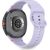 Tech-Protect silikona siksniņa priekš Samsung Galaxy Watch 8 | Classic 40 | 44 | 46 mm elegantā violetā Smart-Watch aksesuāri