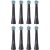 Oral-B Replaceable toothbrush heads | iO UltimateClean | Heads | For adults | Number of brush heads included 8 | Black Uzgaļi elektriskajām zobu birstēm