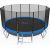Trampolina ogrodowa Funfit 140 z siatką zewnętrzną 16 FT 490 cm Велосипеды