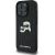 Karl Lagerfeld Monogram Karl&Chaoupette Head Pin Aizsargapvalks Priekš Apple iPhone 16 Pro Max Neoriģinālie Maciņi