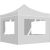 vidaXL Namiot imprezowy ze ściankami, aluminium, 2x2 m, biały Jaunumi -Dārzam