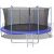 Trampolina ogrodowa vidaXL 142586 z siatką wewnętrzną 15 FT 457 cm Jaunumi - Sports