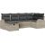 Zestaw sof ogrodowych vidaXL 6 częściowy z poduszkami Jasnoszary Polirattan Dārza mēbeļu komplekti