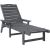 vidaXL Leżak Słoneczny Jasnoszary 53x162x98.5 cm HDPE Шезлонги и пляжные стулья