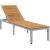 vidaXL Leżak Szary 200x55x35 cm Lite Drewno Akacjowe Шезлонги и пляжные стулья
