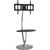 Techly Floor stand for TV LCD/LED/Plasma 32''-70'' 68kg VESA adjustable w/ shelf