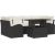 vidaXL 7 Częściowy Zestaw Sof Ogrodowych z Poduszkami Czarnego Rattanu Dārza mēbeļu komplekti