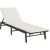 vidaXL Leżak z poduszką, brązowy, polirattan Шезлонги и пляжные стулья