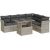 vidaXL 7-cz. zestaw wypoczynkowy do ogrodu, z poduszkami, jasnoszary Dārza mēbeļu komplekti