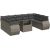 vidaXL vidaXL 10-cz. zestaw wypoczynkowy do ogrodu, z poduszkami, szary Dārza mēbeļu komplekti