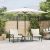 vidaXL Parasol ogrodowy na stalowym słupku, biały, 288x288x225 cm Новинки Для дома и сада 