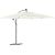 vidaXL Parasol ogrodowy na stalowym słupku, biały, 290x290x238 cm Jaunumi -Dārzam