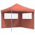 vidaXL Namiot imprezowy typu pop-up z 2 ściankami, terakota Jaunumi -Dārzam